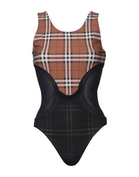 womens burberry one piece bathing suit|Burberry swimsuit bikini.